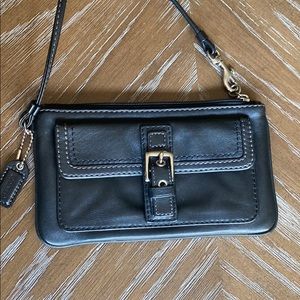 Authentic Coach Leather Wristlet